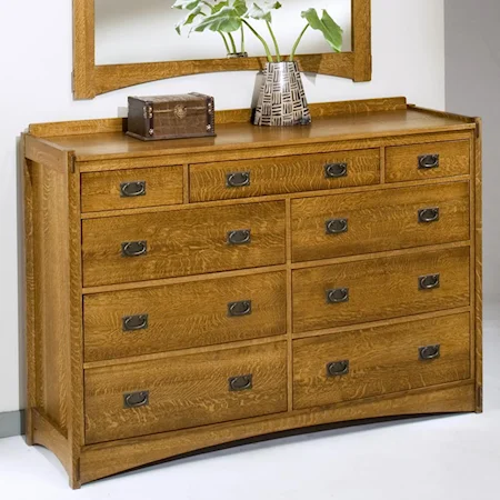 Nine Drawer Dresser